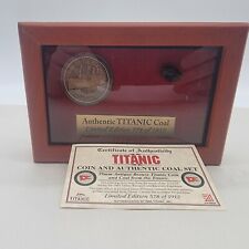 Limited Edition Titanic Coal with Nickle Silver Coin and COA picture