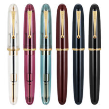 Jinhao 9019 Resin Fountain Pen #8 EF/F/M Nib, Big Size Pen & Capacity Converter picture