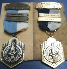 Medals Blue Mountain Muzzle Loading Rifle Association Pin Ribbons 1950 1951 VTG picture