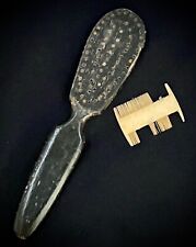 Antique Bone Lice Nit Comb and Brush 18th Century, Rare and Unusual Collectible  picture
