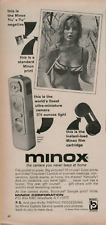 1966 Minox Ultra-Miniature Camera Instant Load Film Cartridge VINTAGE PRINT AD picture