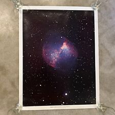 Vintage 1961 NASA Photo Poster Dumb-Bell Nebula In Vulpecula Hale Tele NGC 6853 picture