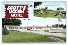 c1940s Scott's Modern Mason City Iowa IA Unposted Vintage Postcard picture