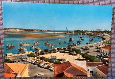 Vintage Continental Postcard - Boats in Portimao Harbor in The Algarve, Portugal picture