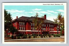 Aberdeen SD-South Dakota, Central High School, Antique, Vintage Postcard picture