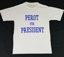 Vintage Political Ross PEROT FOR PRESIDENT 1992 Single Stitch T-Shirt Men's XL picture