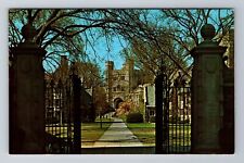 Princeton NJ-New Jersey, Campus Gates, Dormitories, Antique Vintage Postcard picture