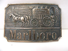 Vintage Marlboro Belt Buckle Railroad Express See Pics We Combine Shipping picture