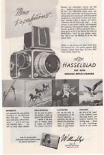 Hasselblad New Swedish Reflex Camera for the Perfectionist 1951 Vintage Ad picture