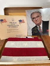 Vintage Perma Nyl American Flag / From House Of Representatives U.S.A with COA picture
