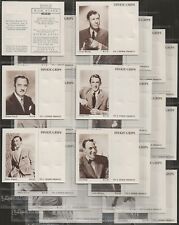 DINKIE PRODUCTS-FULL SET- MGM FILMS 1949 (7TH SERIES L24 CARDS) EXCELLENT+++ picture