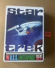 AMT #AMT609 Star Trek U.S.S. Enterprise Space Ship Kit New Sealed Contents Tin picture