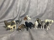 Schleich, Safari LTD, Mojo Wolf Wolves Figure Toy Lot, Howling, Pup and Adults picture