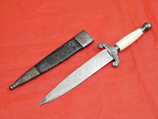 EXCEPTIONAL ANTIQUE SPAIN TOLEDO DAGGER KNIFE FINE DECORATED BLADE sword 1891 picture