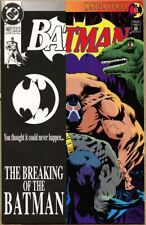 Batman #497-1993 nm- 9.2 DC 1st w/ Overlay Cover Bane Breaks Batman's Back picture