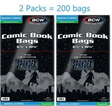 200 - BCW Current Modern Resealable 2-Mil Polypropylene Comic Book Bags picture
