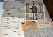 Vintage Advertisement Forbes Magazine Subscription Solicitation picture