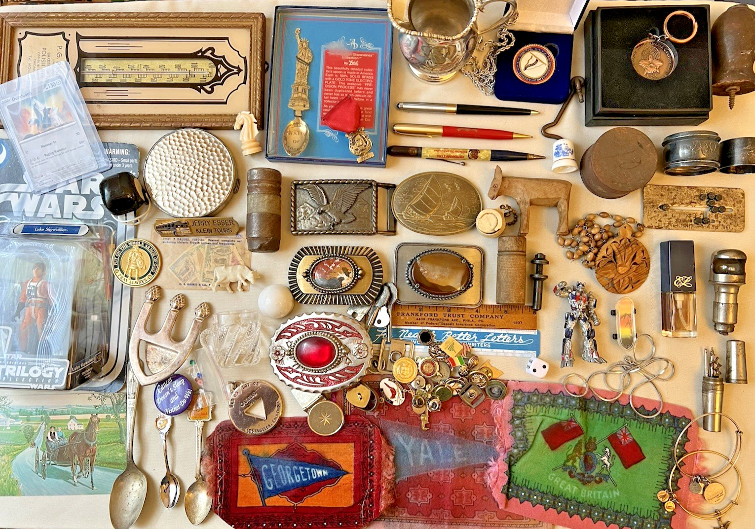 Vintage Junk Drawer Lot Jewelry Metal Parts Collectables Z Vintage Junk Drawer Lot Jewelry Metal Parts Collectables Z