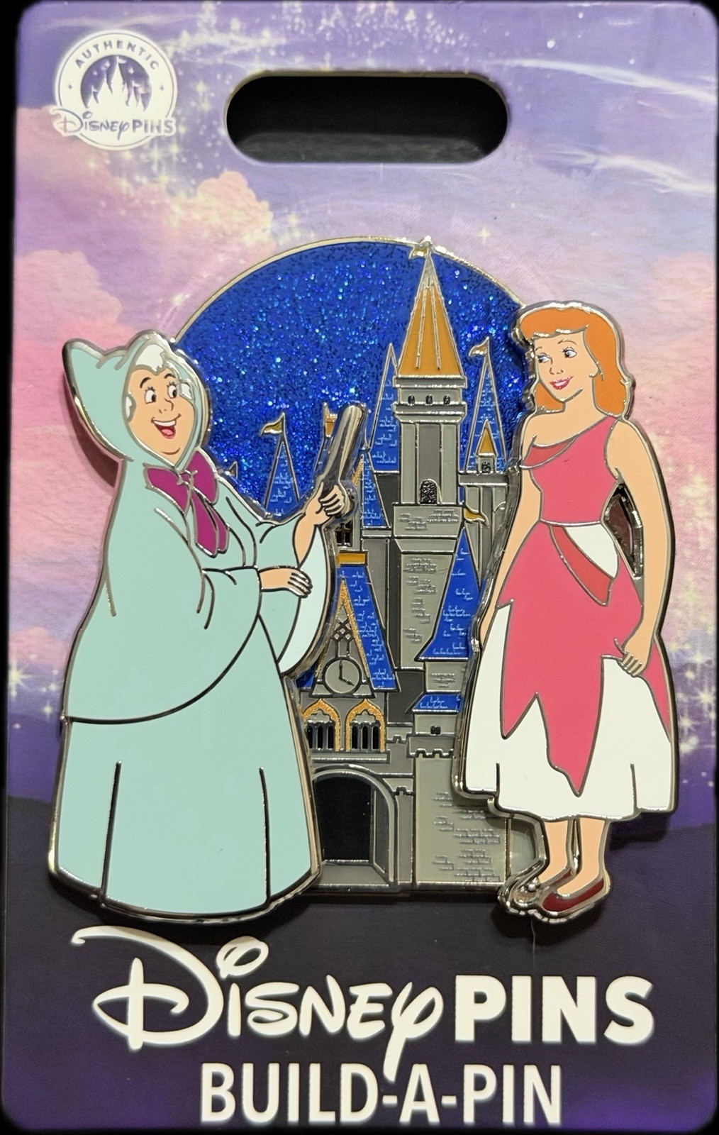 2026 Disney Parks Build A Pin 3 Pin Set Cinderella Fairy Godmother Castle New 2026 Disney Parks Build A Pin 3 Pin Set Cinderella Fairy Godmother Castle New