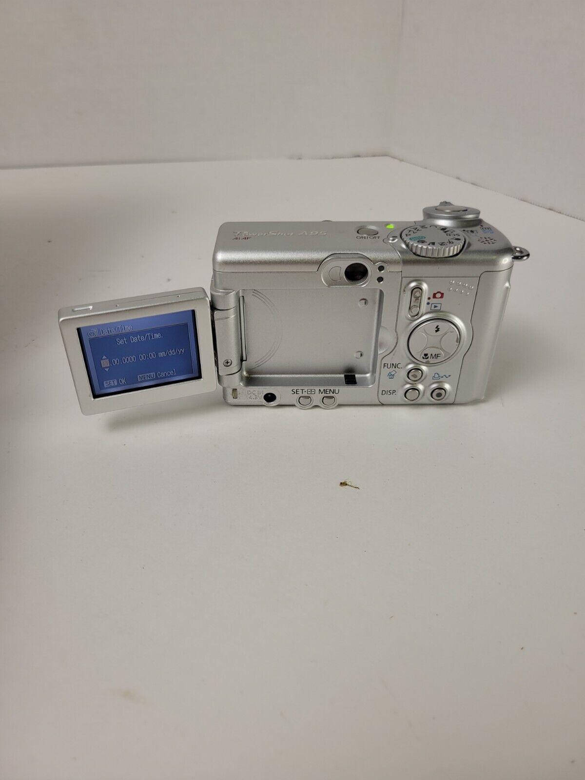 Vintage Canon PowerShot A95 5.0MP Digital Camera - Silver CIB 