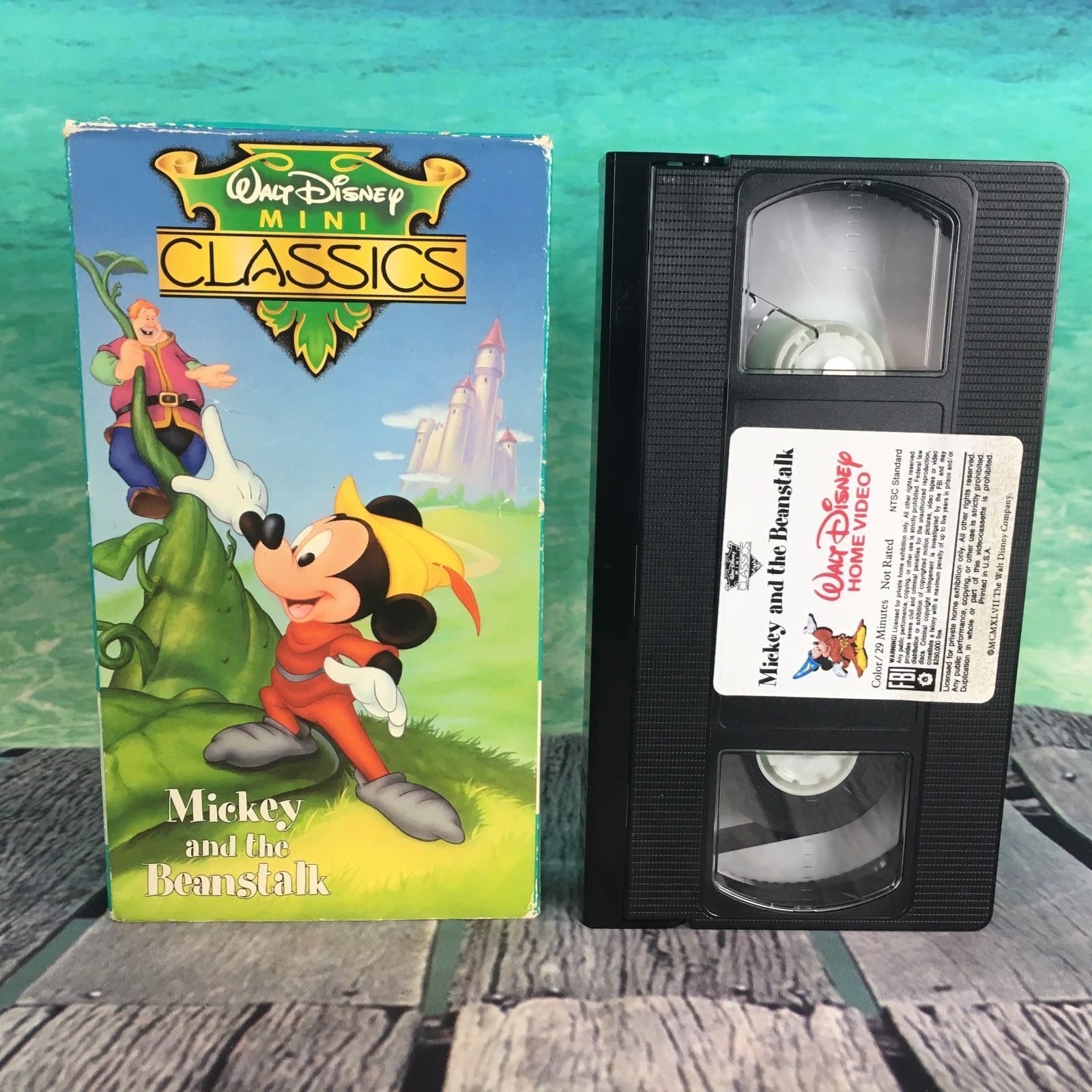 Walt Disney Mini Classics: Mickey and the Beanstalk (1947) VHS vintage cartoon 