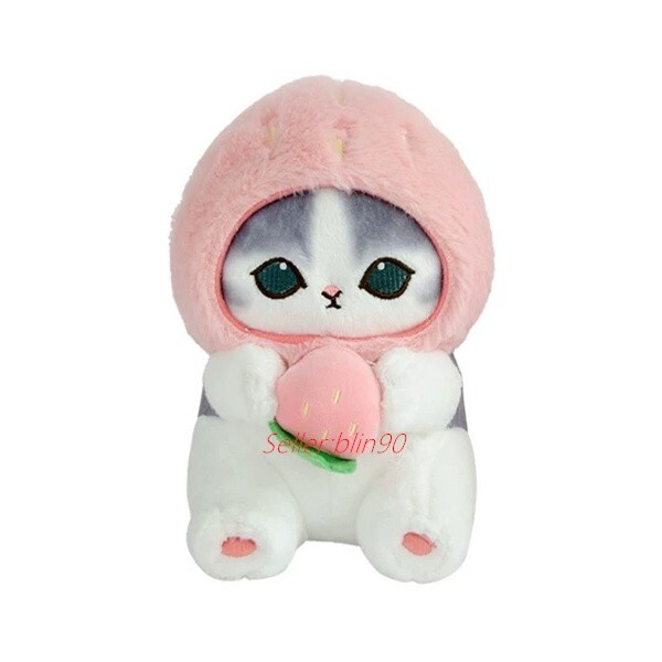 Strawberry Meow Mofusand Plush Toy Doll Buddy Stuffed Animal 7″ _yy9