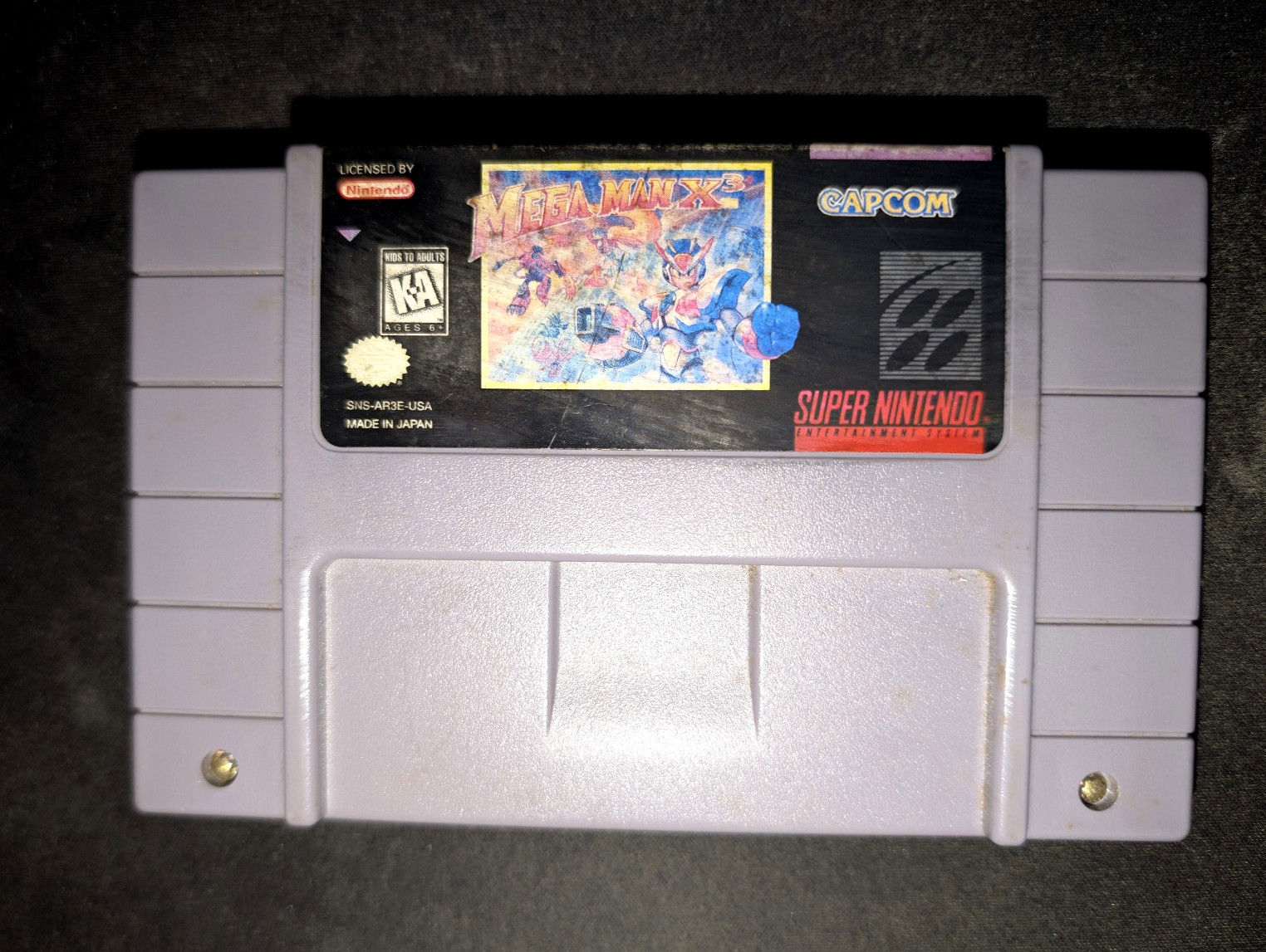 Mega Man X3 (Super Nintendo SNES) Video Game Cartridge Authentic & Tested