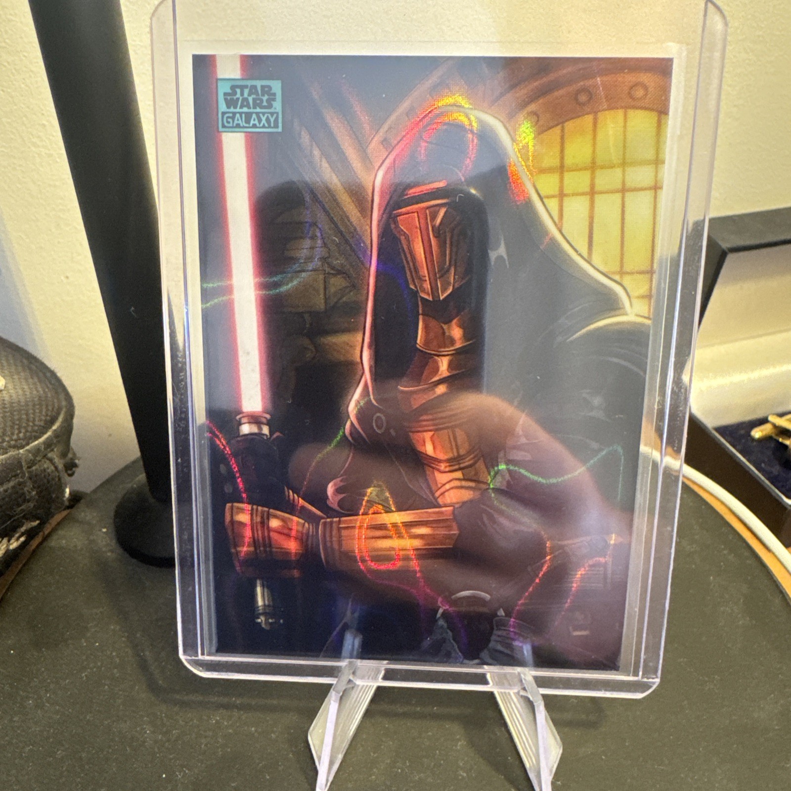 2024 Topps Chrome Star Wars Galaxy Darth Revan Aqua Lava Refractor /175 2024 Topps Chrome Star Wars Galaxy Darth Revan Aqua Lava Refractor /175