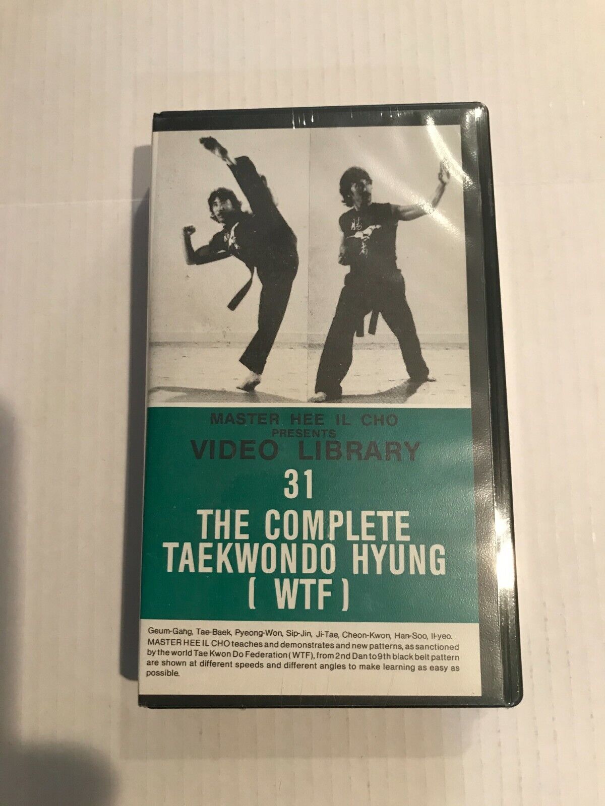 Rare Vintage VHS Master Hee Il Cho complete TaeKwonDo Hyung New Sealed TKD WTF