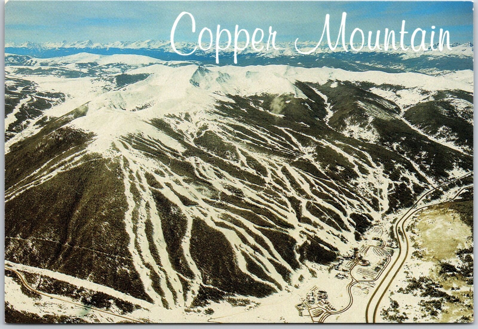 Copper Mountain Ski Resort Summit County Colorado Postcard