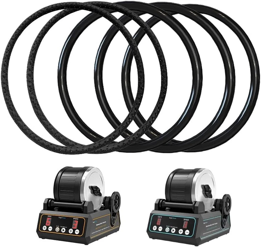 Rock Tumbler Belt 5-Pack for Komestone K1, K1 Pro, K3 – Includes 2 Upgraded PU B Rock Tumbler Belt 5-Pack for Komestone K1, K1 Pro, K3 – Includes 2 Upgraded PU B