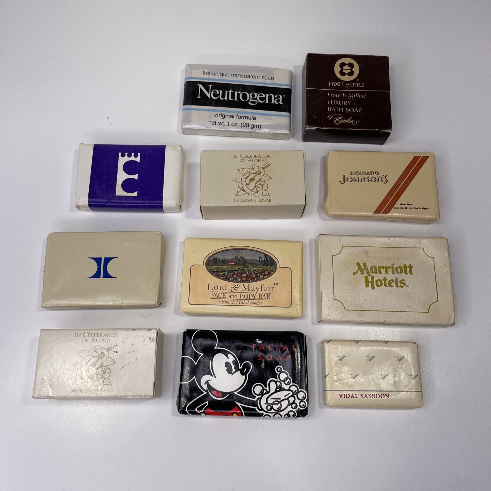 Soap Bar Lot of 11 Hotel Travel Size Brands Disney 1980s Retro Soap Bar Lot of 11 Hotel Travel Size Brands Disney 1980s Retro