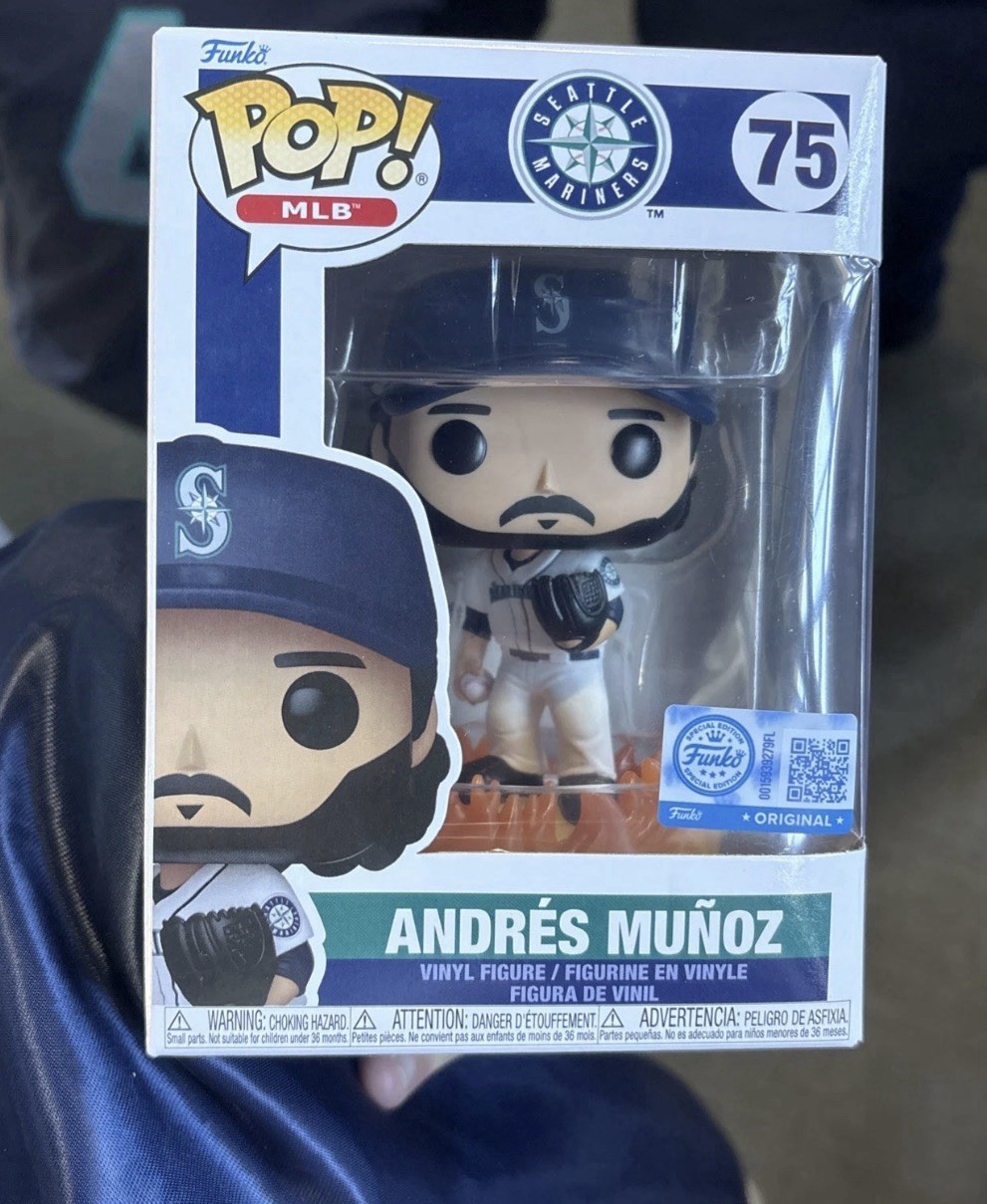 Seattle Mariners 2026 Andres Munoz MLB Funko Pop 9/8/26 SGA Exclusive Seattle Mariners 2026 Andres Munoz MLB Funko Pop 9/8/26 SGA Exclusive