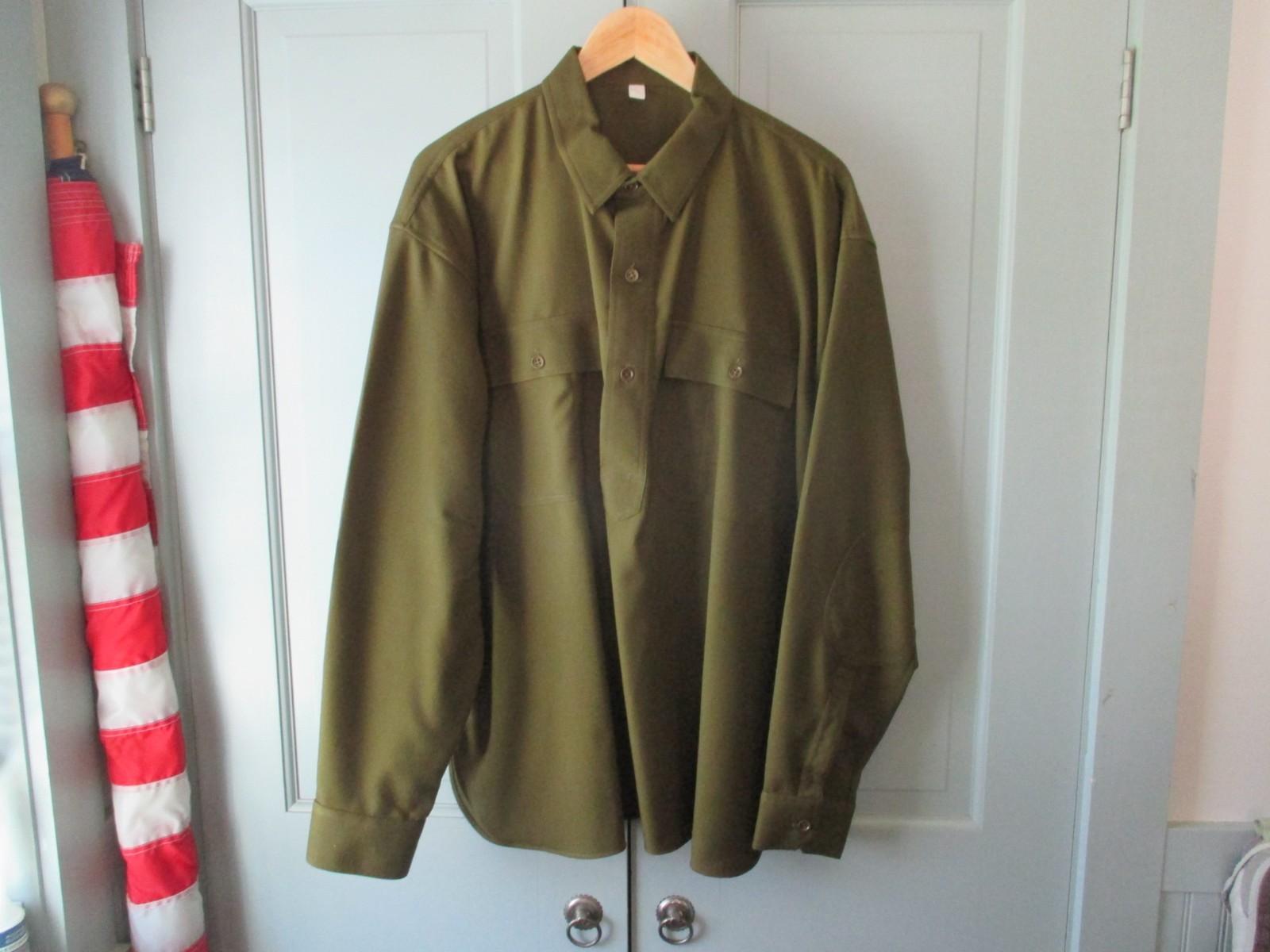 WWI US Army M1916 Wool Shirt X-Large Size Repro WWI US Army M1916 Wool Shirt X-Large Size Repro