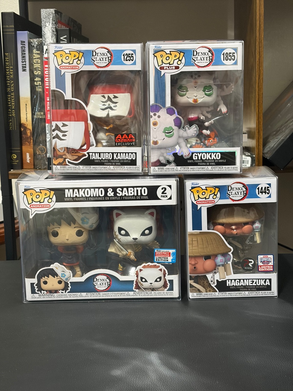 Demon Slayer Funko Pop Lot Tanjuro Haganezuka Gyokko Makimo and Sabito Demon Slayer Funko Pop Lot Tanjuro Haganezuka Gyokko Makimo and Sabito