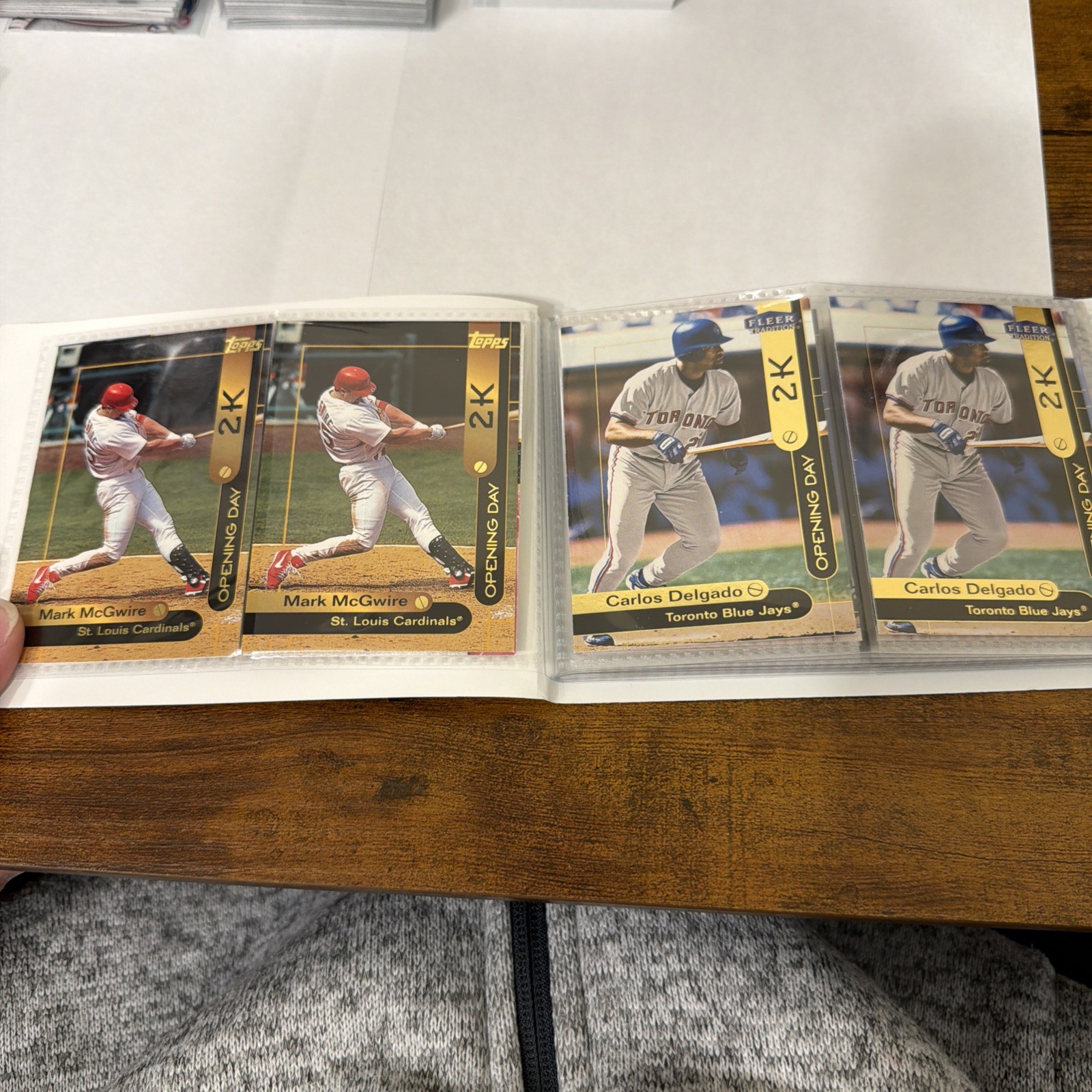 2000 Opening Day 2K  Topps LIMITED Release Gold Foils