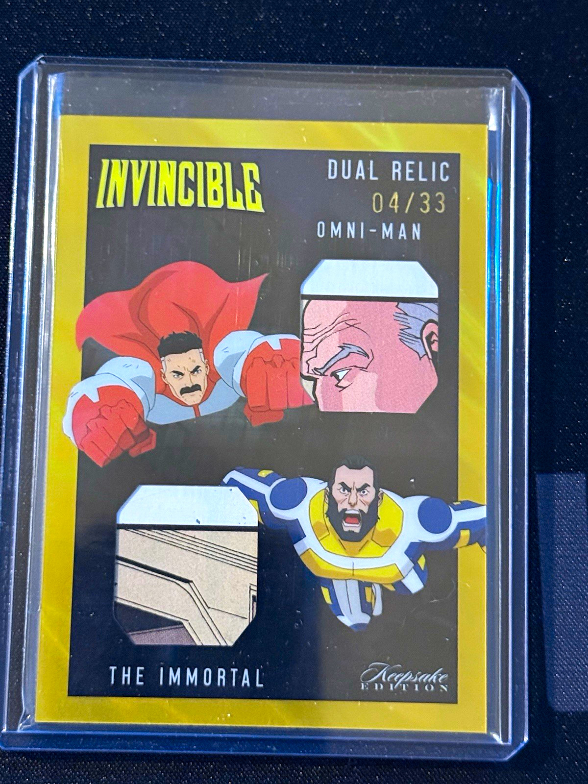 Invincible Dual Relic Limited Edition Card 04/33 Omni-Man The Immortal 2025 Invincible Dual Relic Limited Edition Card 04/33 Omni-Man The Immortal 2025
