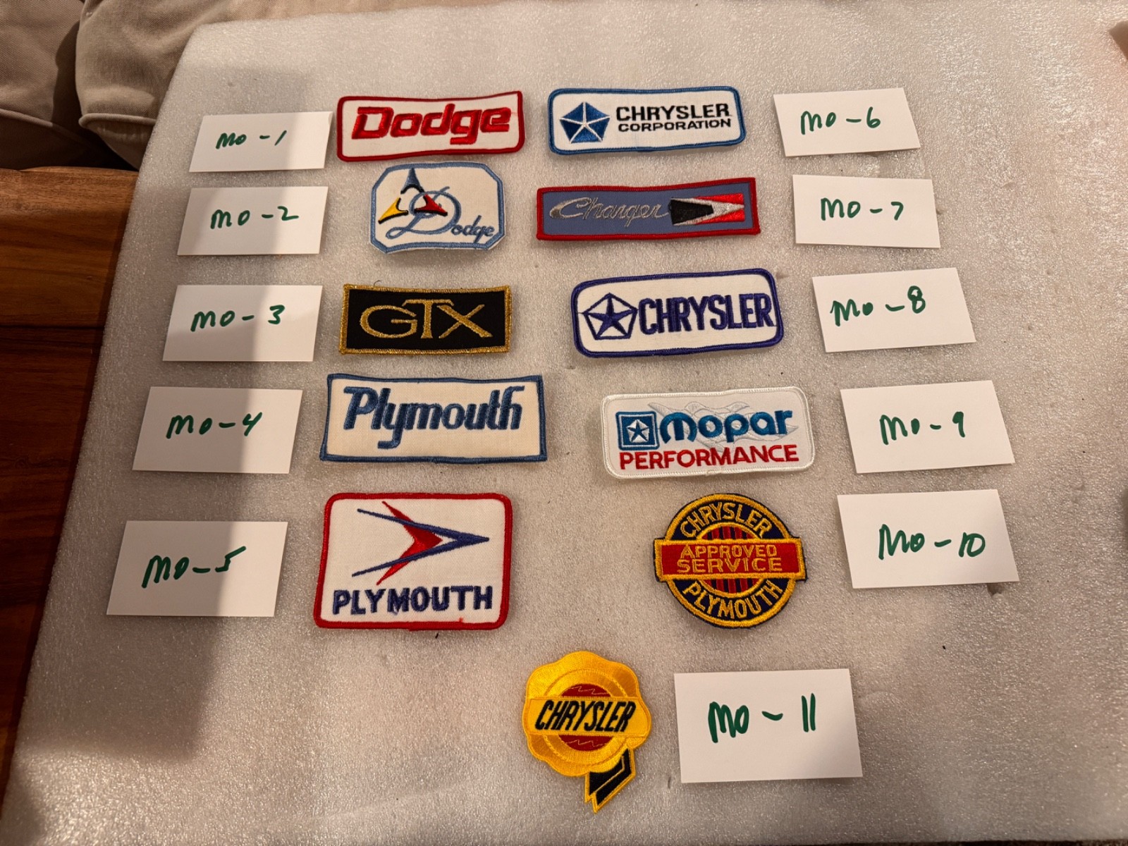 mopar/ plymouth/dodge/chrysler. vintage patches. new mopar/ plymouth/dodge/chrysler. vintage patches. new