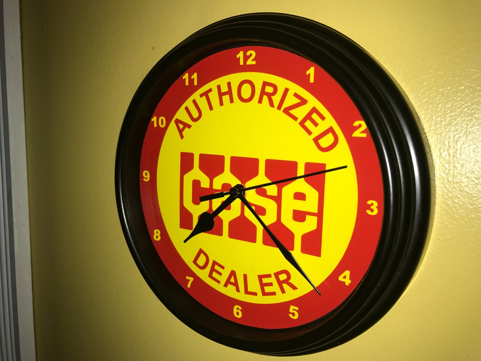 Case AuthDealer Farm Tractor Barn Garage Man Cave Clock Retro Sign Case AuthDealer Farm Tractor Barn Garage Man Cave Clock Retro Sign