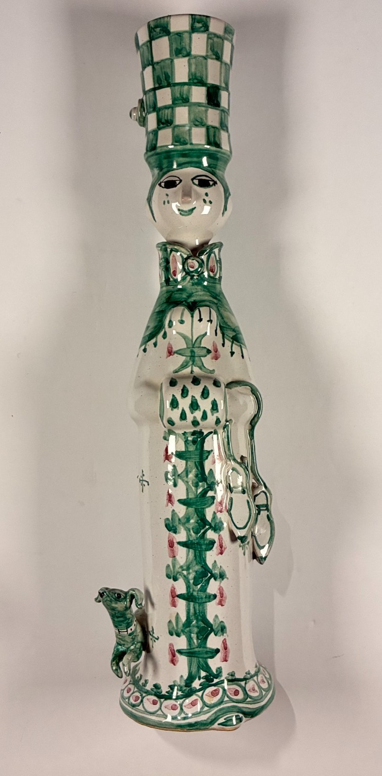 Bjorn Wiinblad figurine Four Seasons Collection Winter in Green 1991 (Rare) M23 Bjorn Wiinblad figurine Four Seasons Collection Winter in Green 1991 (Rare) M23