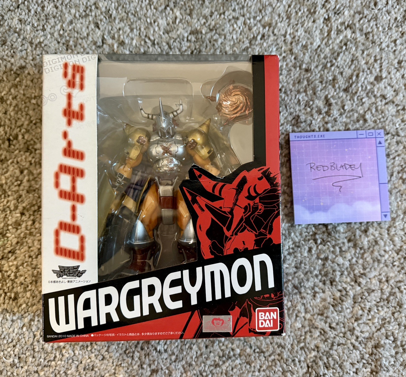 D-ARTS Digimon Adventure Wargreymon Action Figure Bandai Sealed D-ARTS Digimon Adventure Wargreymon Action Figure Bandai Sealed