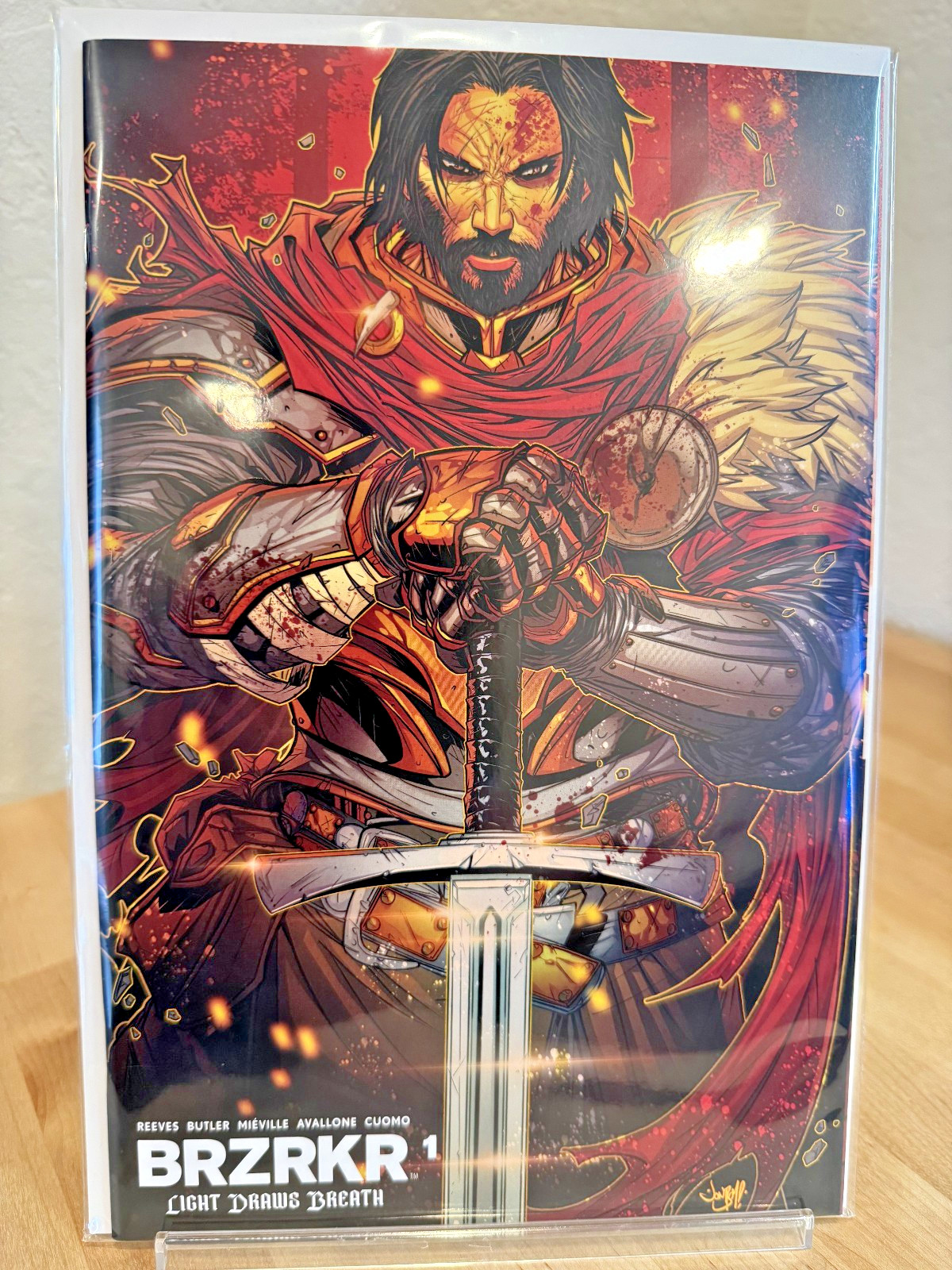 BRZRKR: Light Draws Breath #1 Jonboy Meyers SDCC 2026 Spot UV Trade LTD300 🔥🔥 BRZRKR: Light Draws Breath #1 Jonboy Meyers SDCC 2026 Spot UV Trade LTD300 🔥🔥
