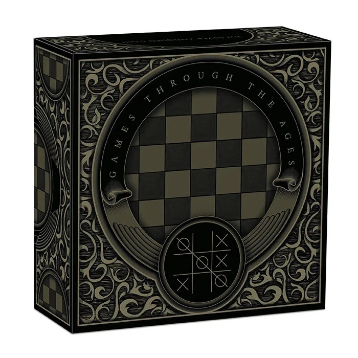 2022 Tuvalu $2 Games Through The Ages Tic Tac Toe 2oz Silver Antiqued Coin 2022 Tuvalu $2 Games Through The Ages Tic Tac Toe 2oz Silver Antiqued Coin