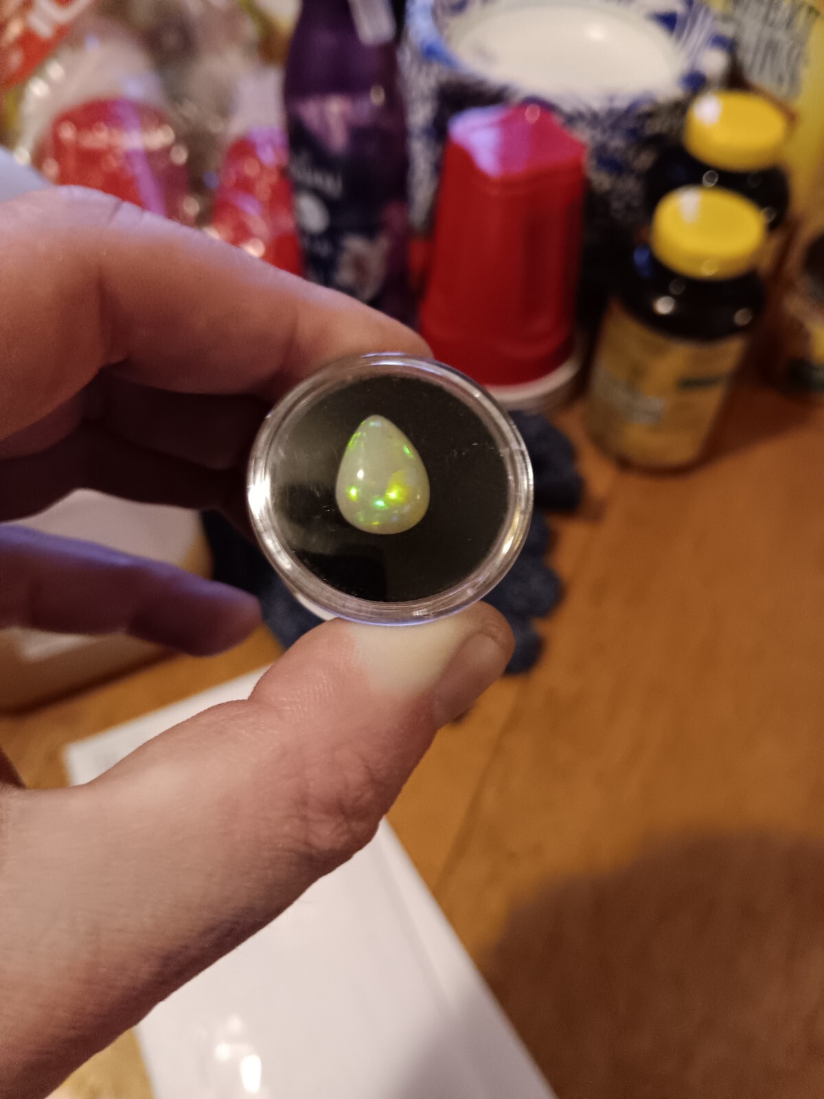 Shaped Opal Stone 4.48g Dragon Scale Shine Shaped Opal Stone 4.48g Dragon Scale Shine