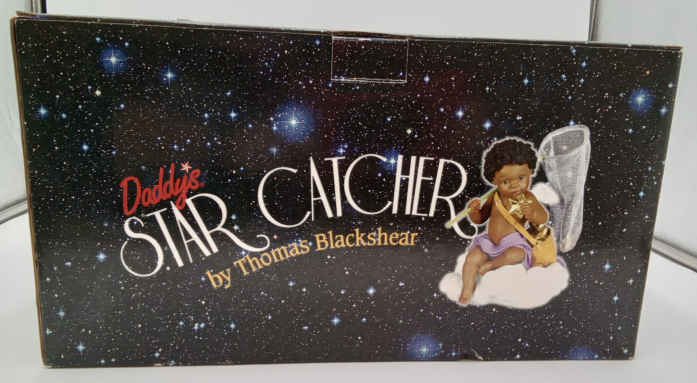 Thomas Blackshear Ebony Visions Daddy’s Star Catcher Vintage Figurine w/ COA