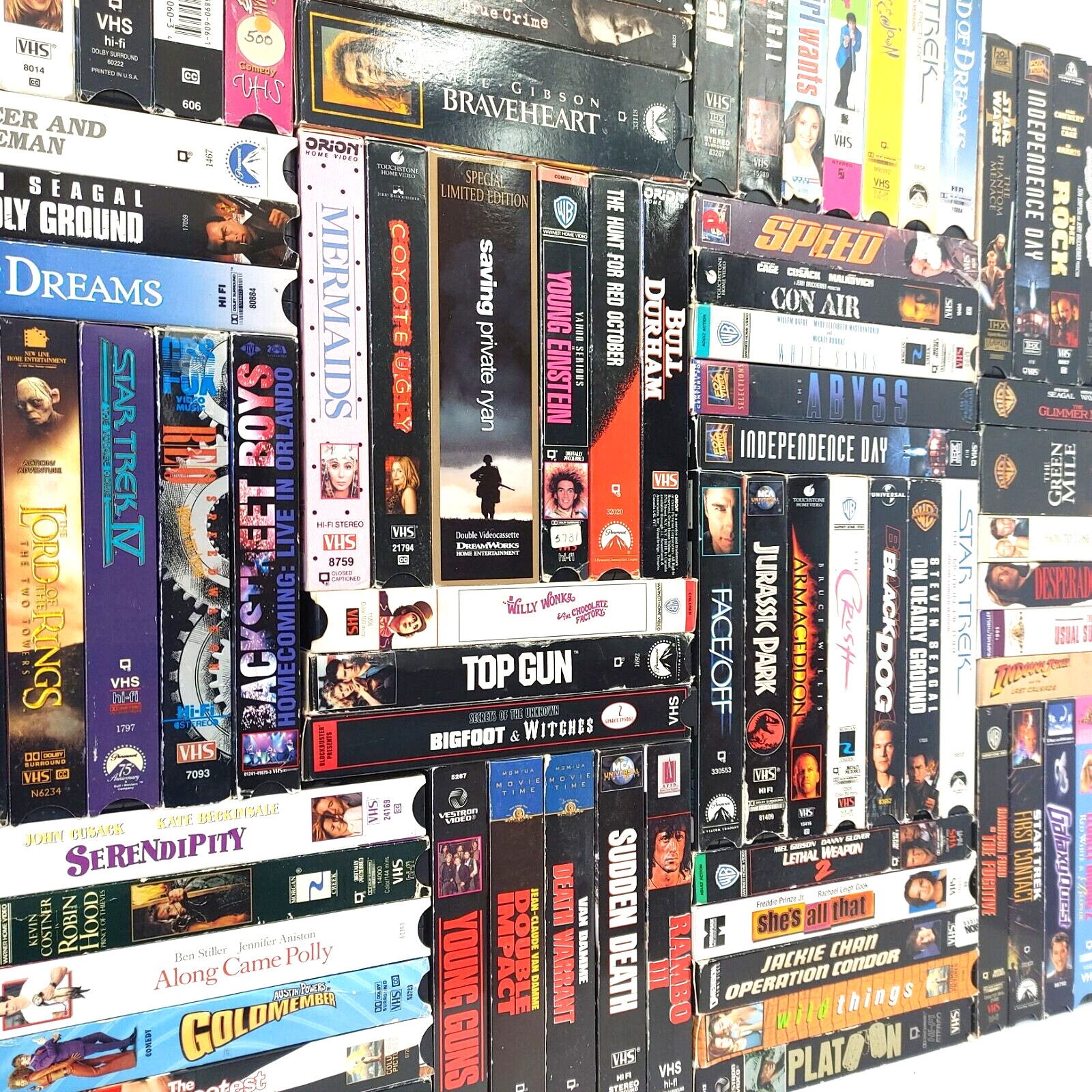 550+ VHS MOVIE LOT~ PICK 3 ~ 80s/90s Retro Action Vintage Sci-Fi ~ Updated 08/31