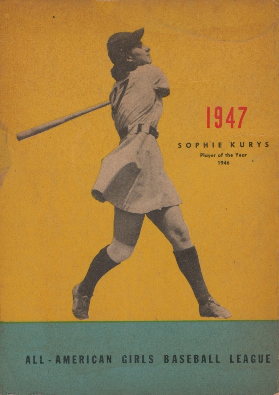 1947 Sophie Kurys All American Girls 1946 Womens Baseball League   Page AAGPBL