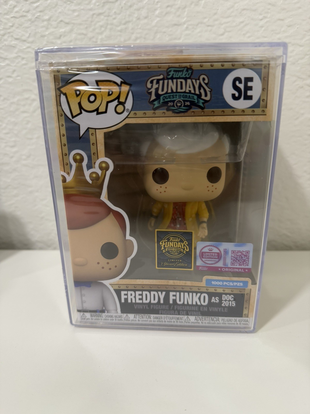 Funko Fundays SDCC 2026 Freddy Funko as Doc 2015 LE 1000pcs Funko Fundays SDCC 2026 Freddy Funko as Doc 2015 LE 1000pcs