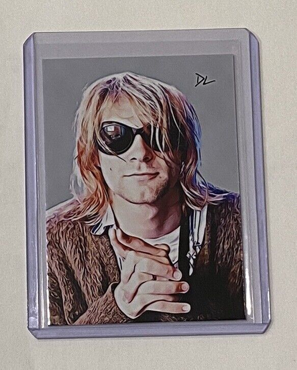 Kurt Cobain Limited Edition Artist Signed Nirvana Trading Card 4/10