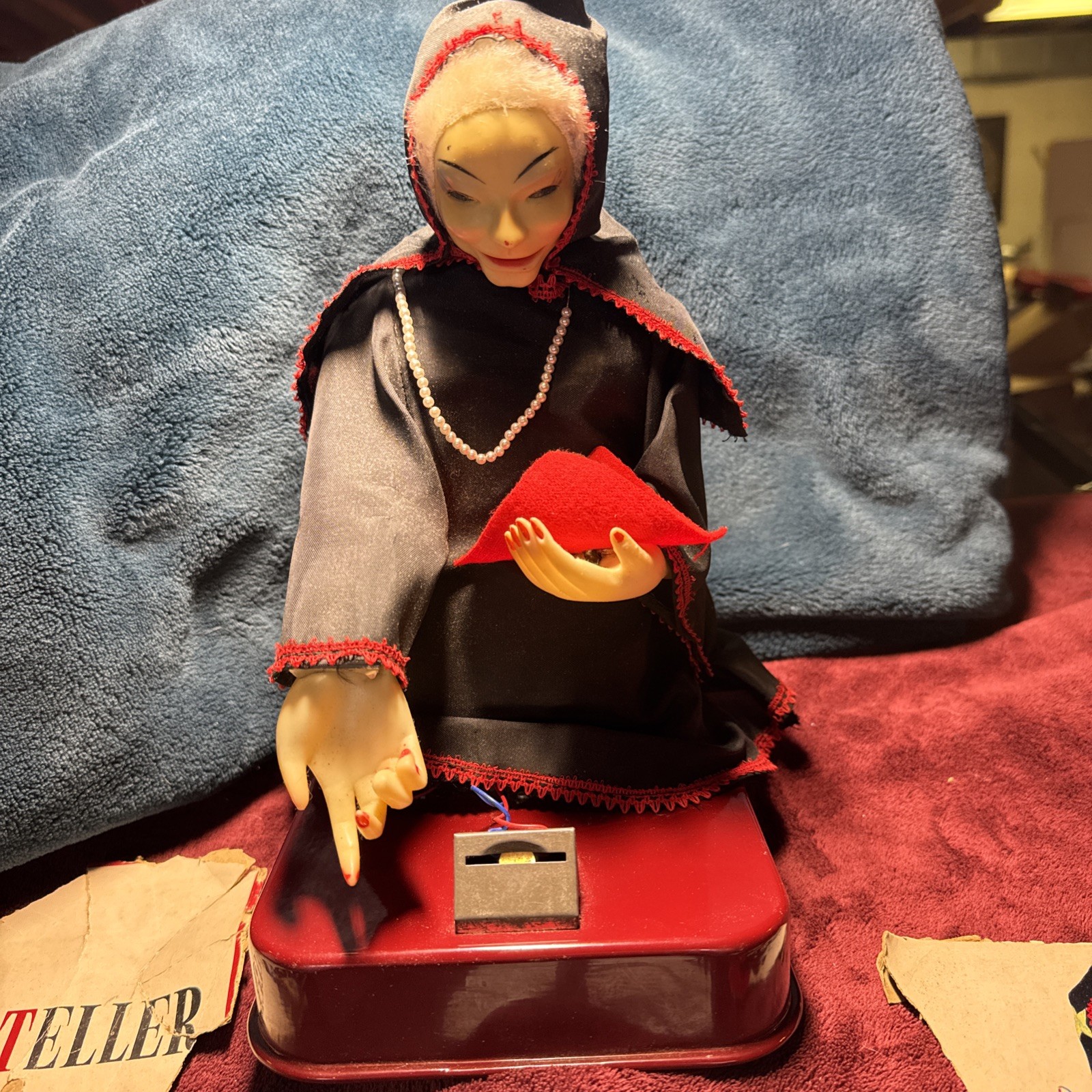 Rare Sonsco Ichido Gypsy Fortune Teller Battery Working Like 1950’s Rare Sonsco Ichido Gypsy Fortune Teller Battery Working Like 1950’s